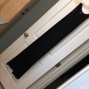 Black maxi dress